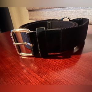 Gorgeous Black multi mix texture combination belt